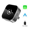 2026 Wireless Carplay Adapter 2-In-1 Wired to Wireless Dongle for Apple & Android Phone Plug and Play Universal Car Accessory